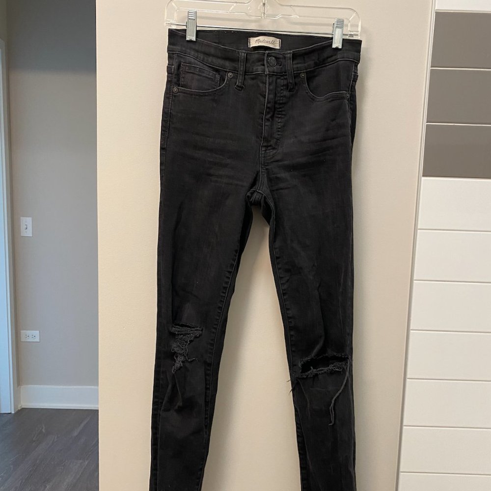 Madewell Distressed High-Rise Skinny